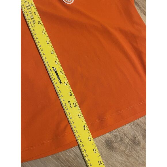 G/FORE Polo Shirt Small Womens Performance Golf Orange Knit Collar 1/4th Button - Picture 7 of 8
